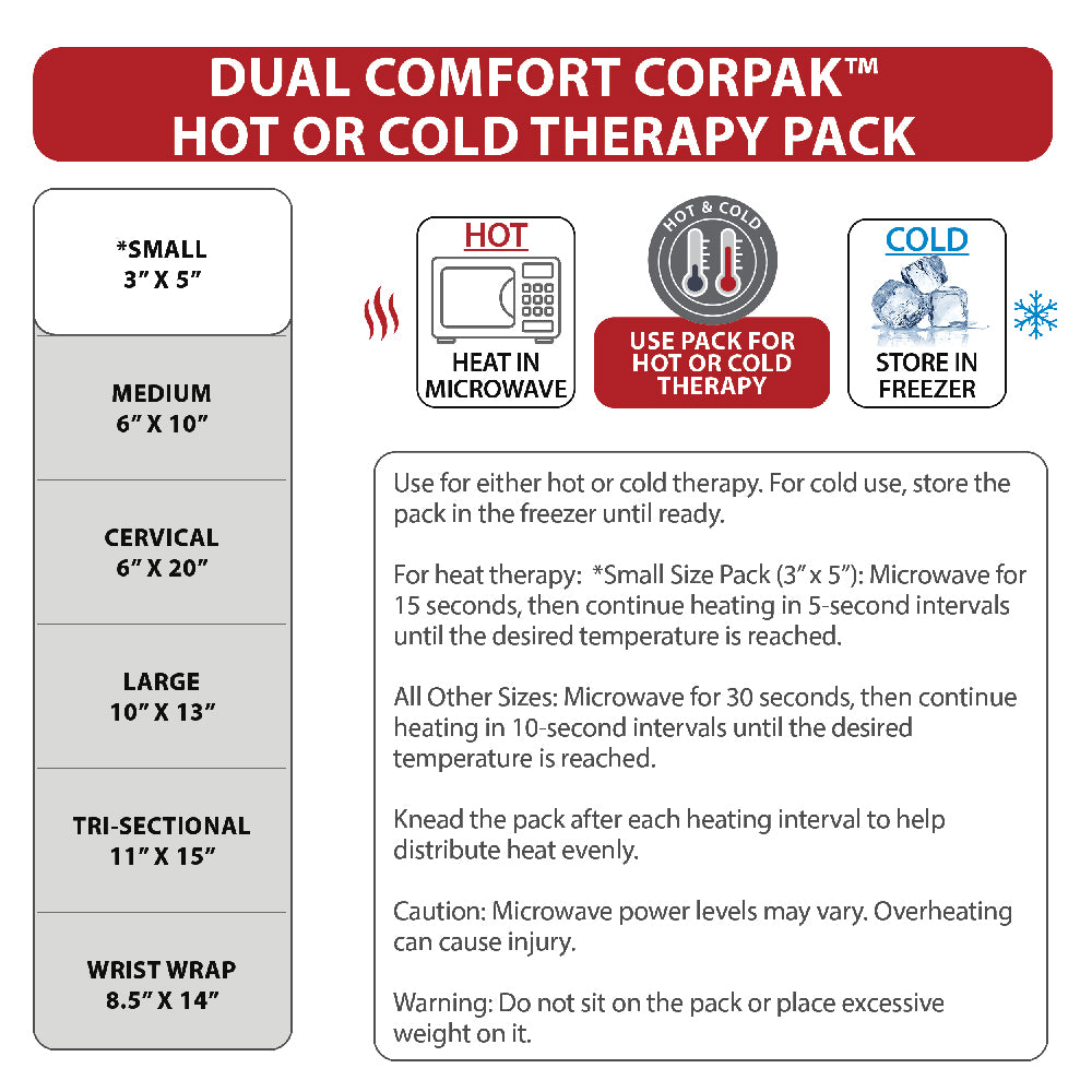 Dual Comfort CorPak Hot & Cold Therapy Pack