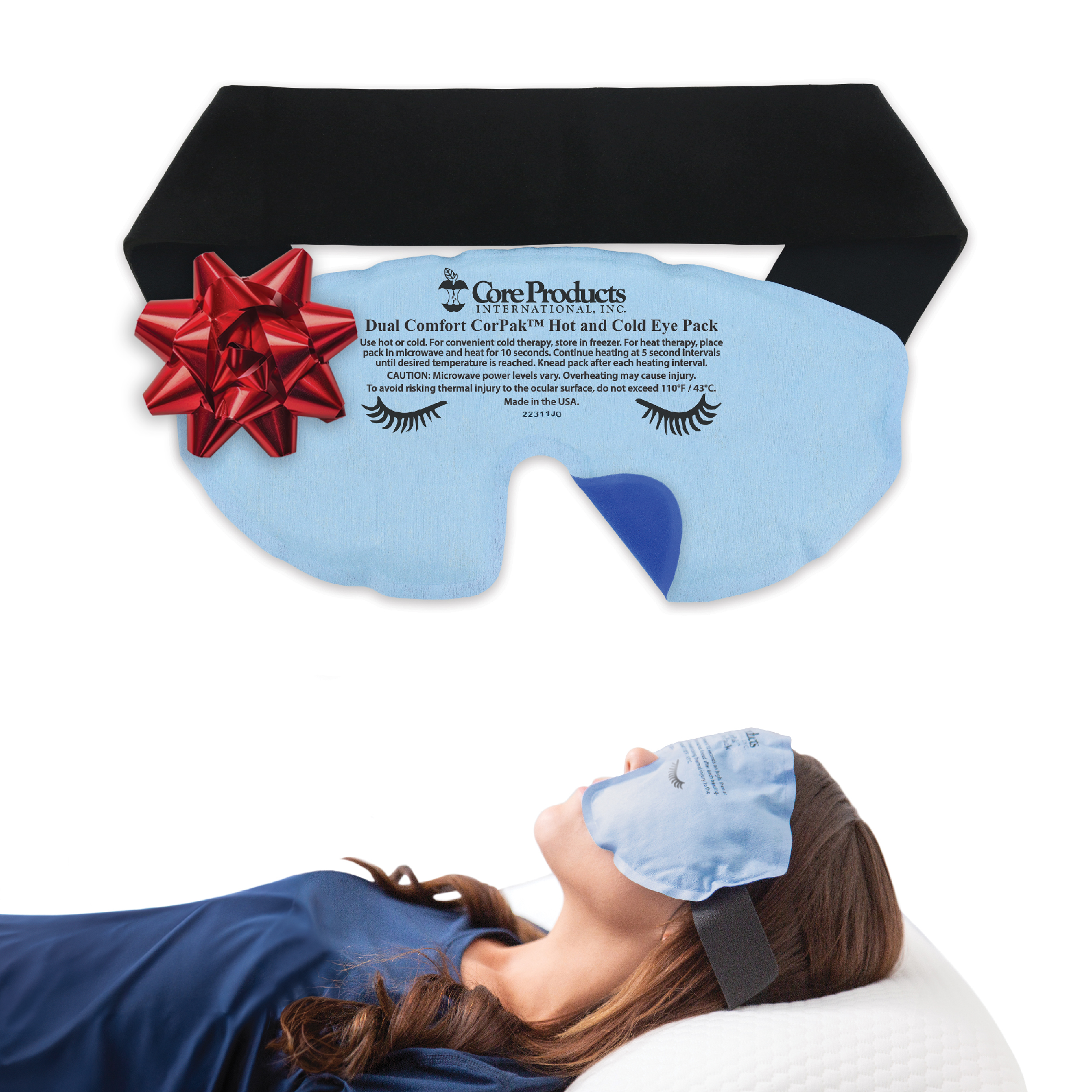 Migraine Eye Mask Hot or Cold Therapy Pack
