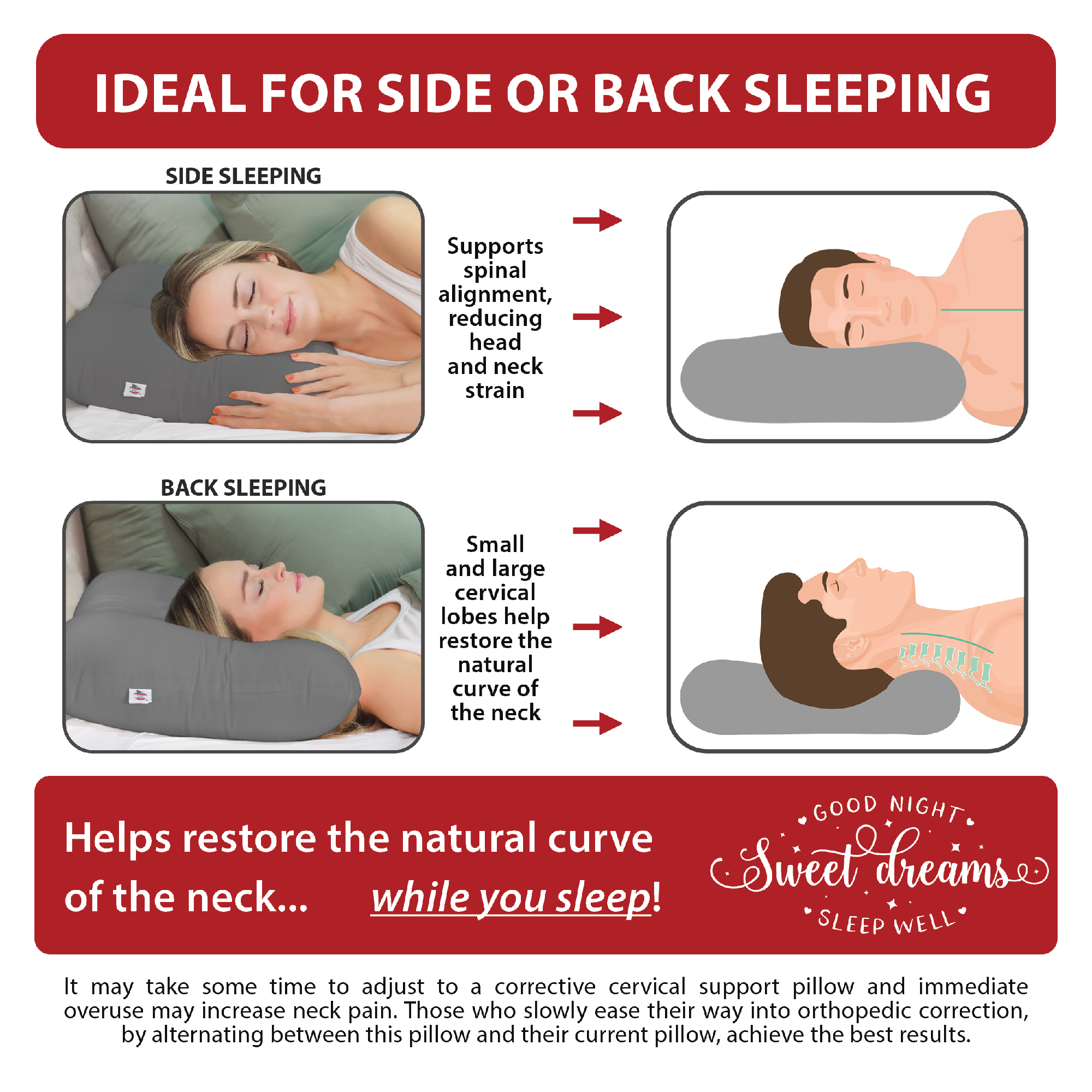 D-Core Cervical Support Pillow