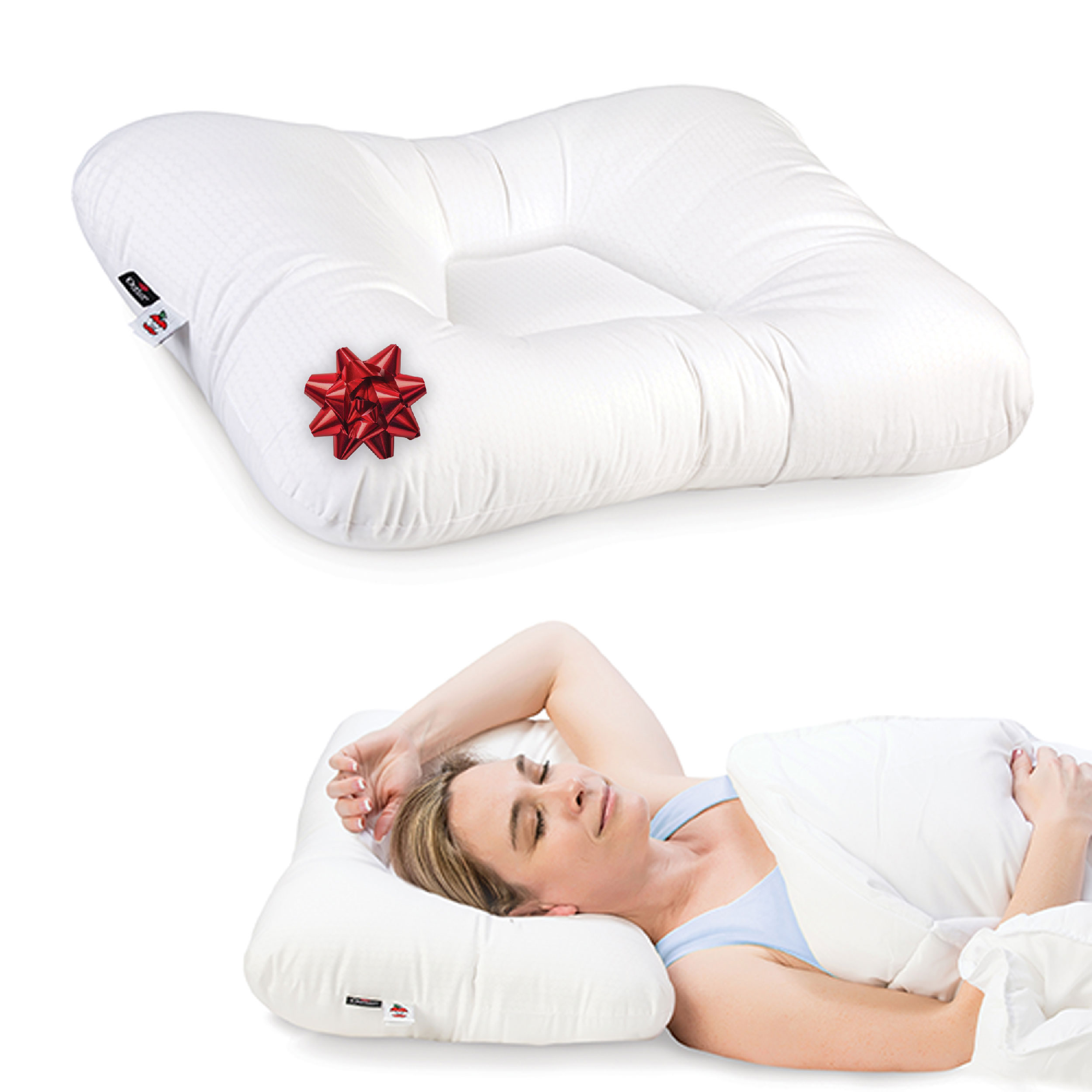 Tri-Core Cervical Pillow Temperature Regulating Orthopedic Support