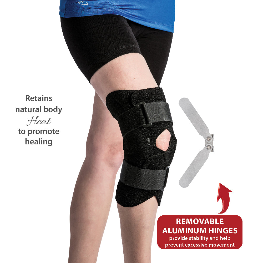 Swede-O Front Close Knee Brace with Hinges