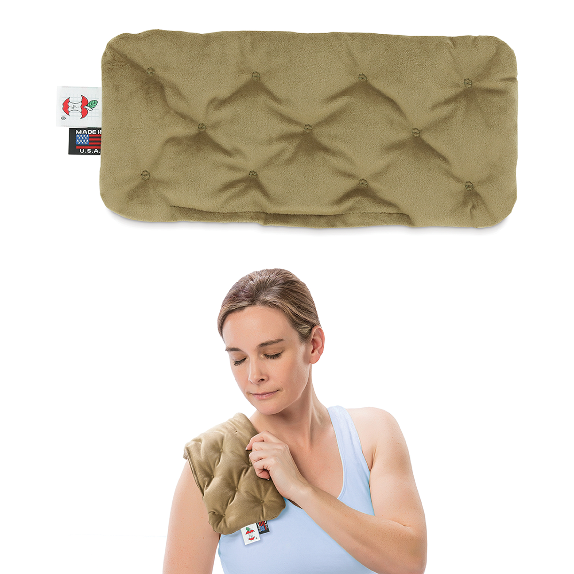 MicroBeads 湿熱療法パック | 痛む筋肉を和らげ痛みを軽減