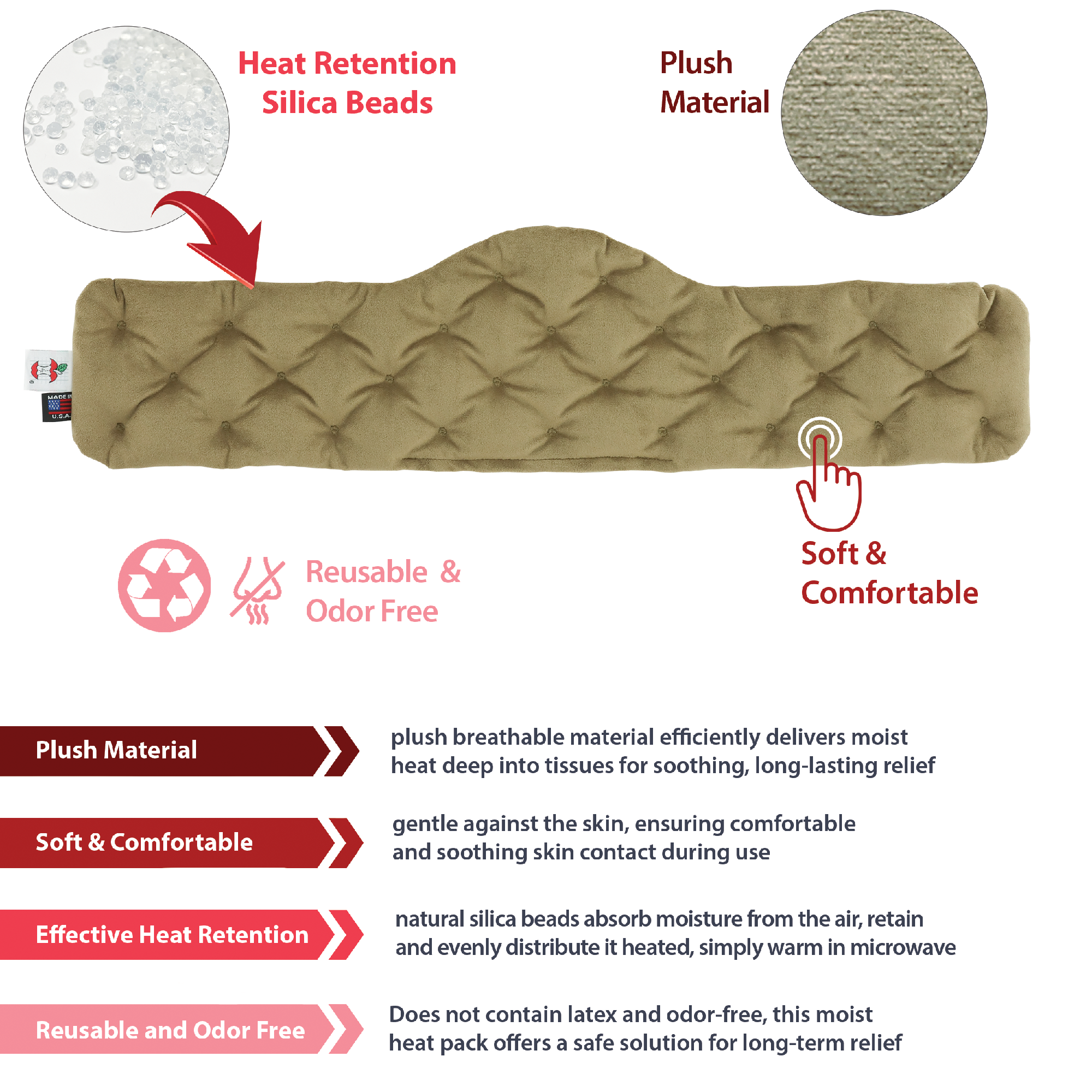 MicroBeads Moist Heat Therapy Packs