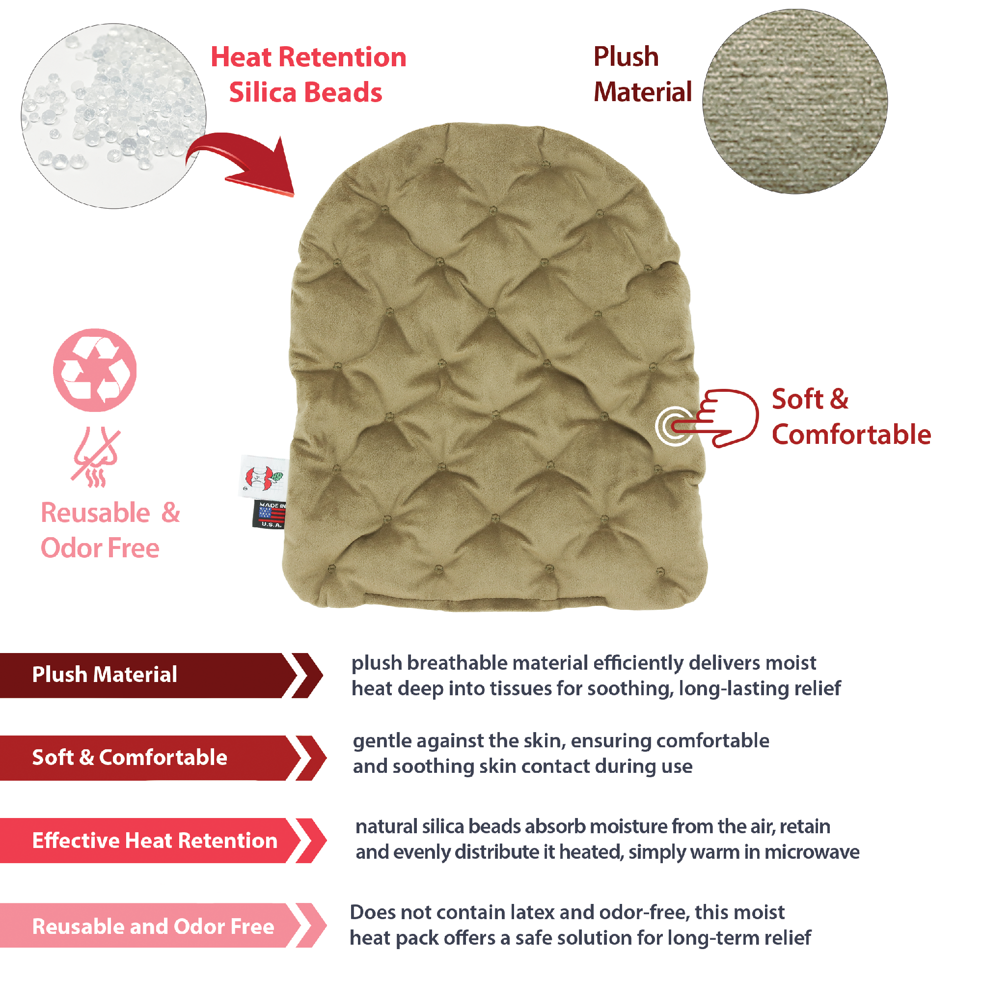 MicroBeads Moist Heat Therapy Packs