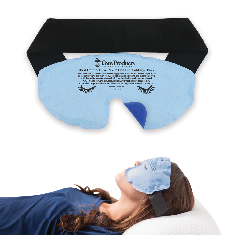 Dual Comfort CorPak Eye Mask Compress | Hot & Cold Therapy