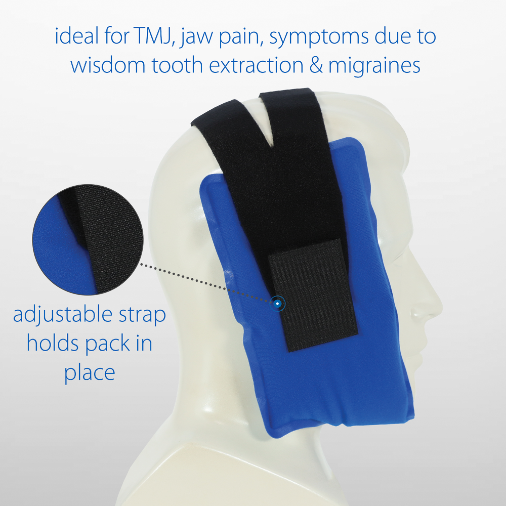 ボディ・フェイスケア tmjag Dual Comfort Hot & Cold CorPak Jaw Wrap | Help Ease Pain