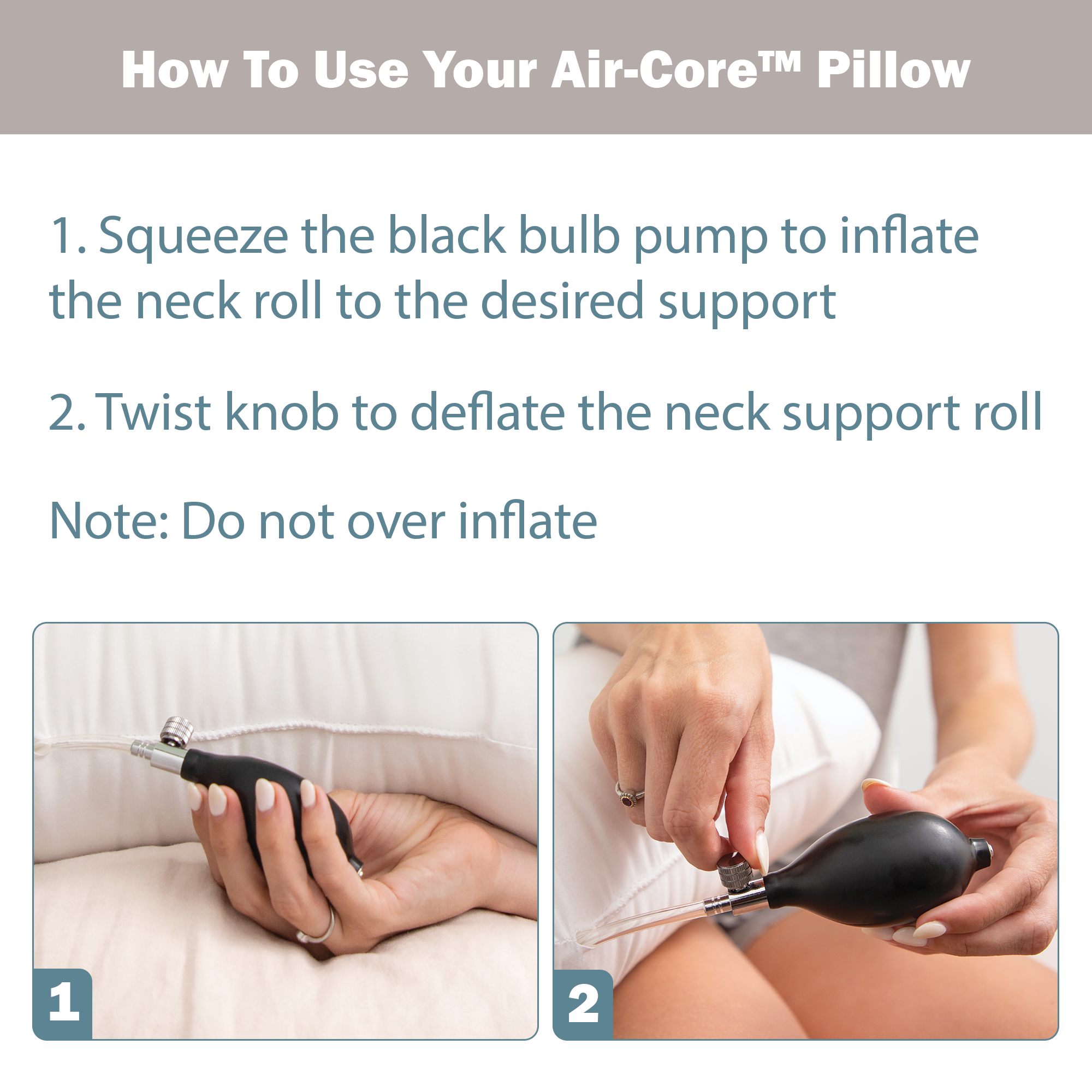Air-Core Adjustable Tri-Core Pillow (Discontinued)