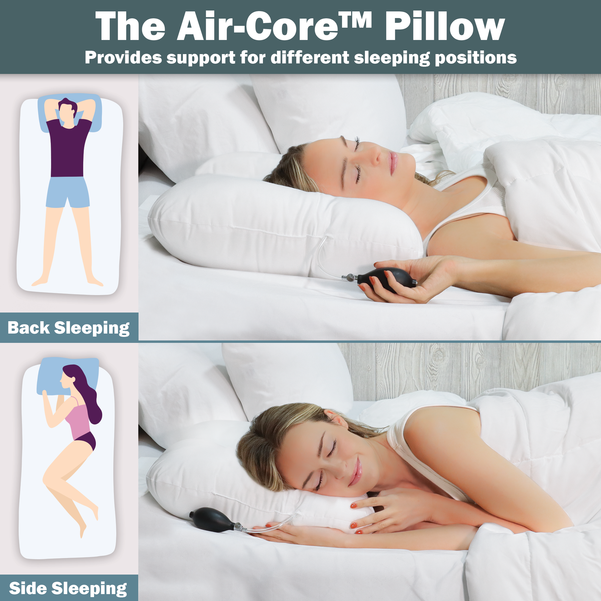 Air-Core® Adjustable Tri-Core® Pillow