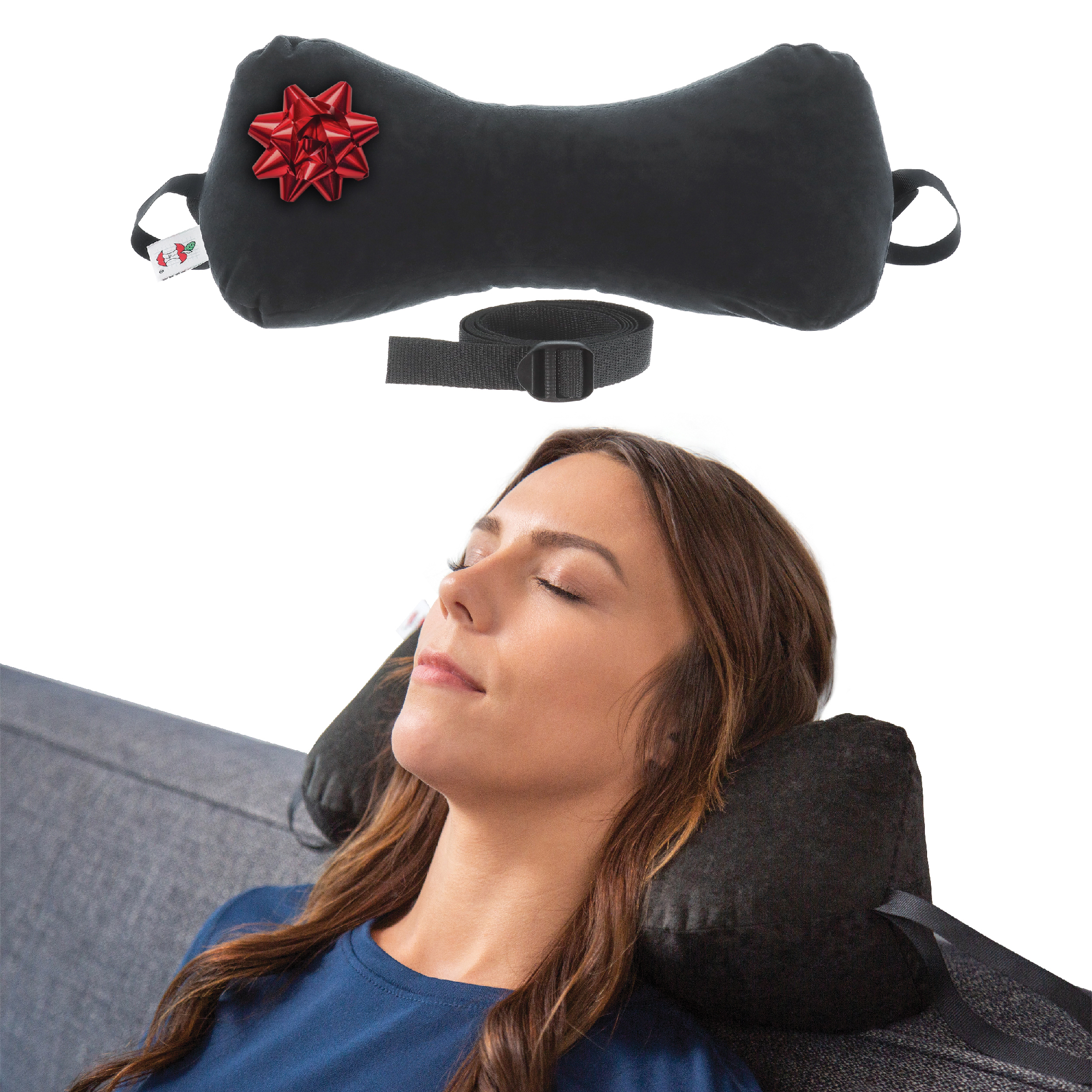 Sleep Log Chiropractic Bone Shaped Neck & Cervical Pillow- Lumbar Support