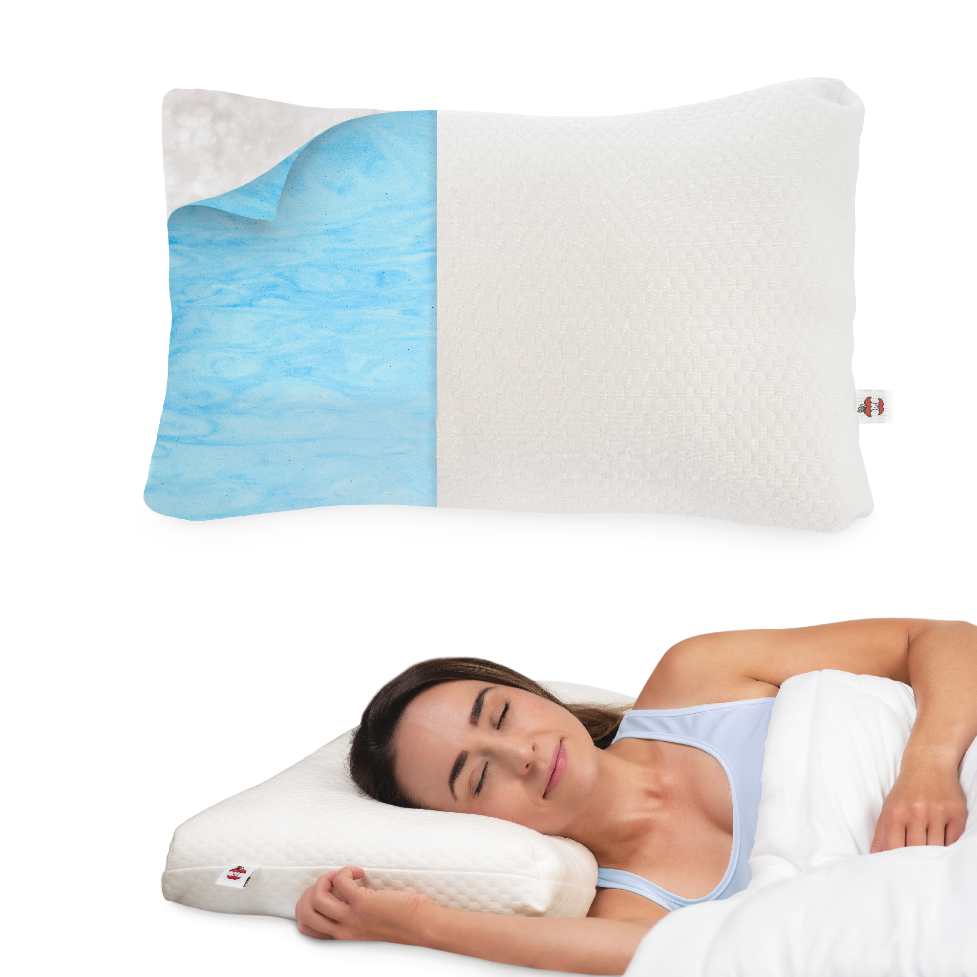 Adjust-A-Loft Fiber Adjustable Comfort Pillow, Standard/Full