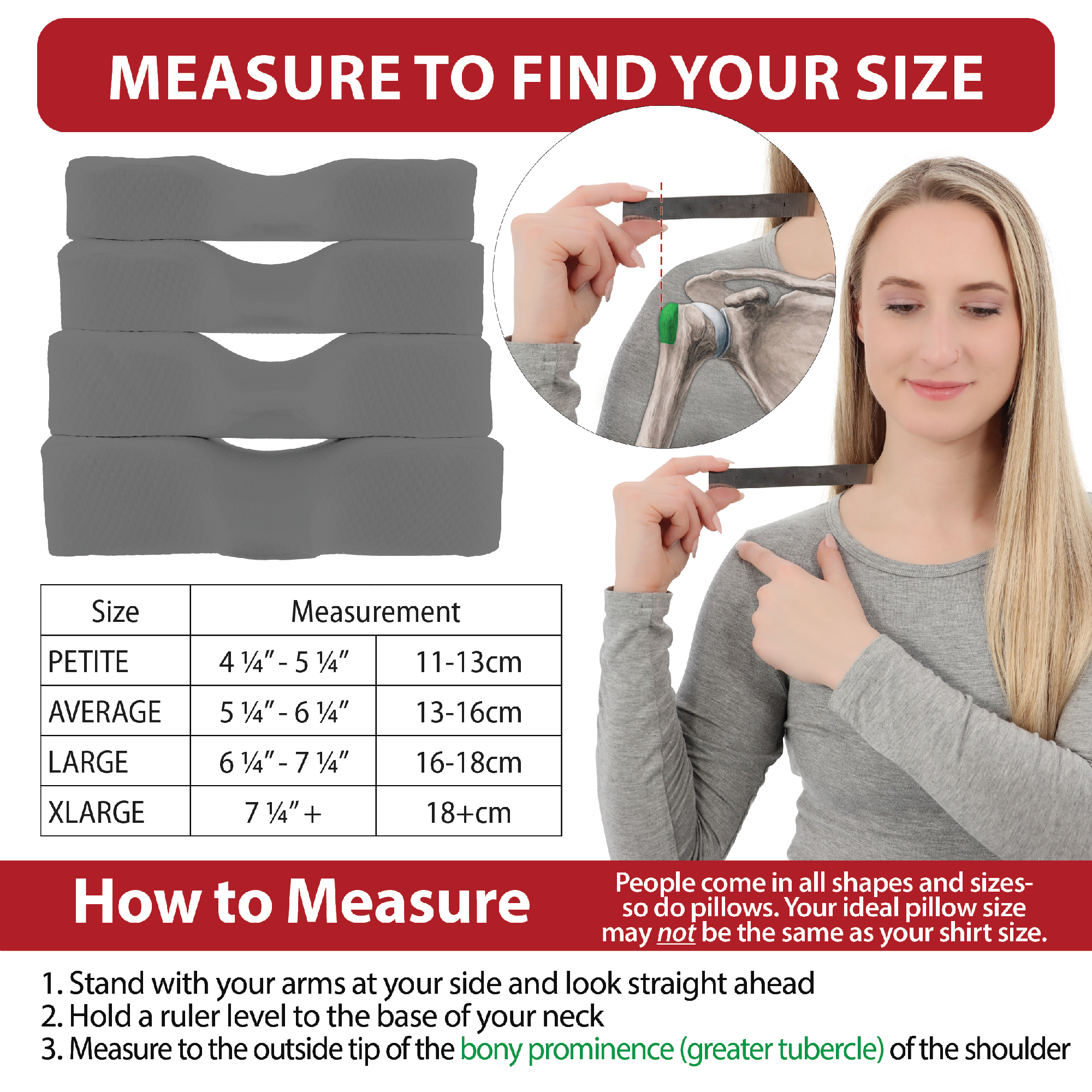 Therapeutica Cervical Pillow, Average & Extra Pillow Cover Bundle