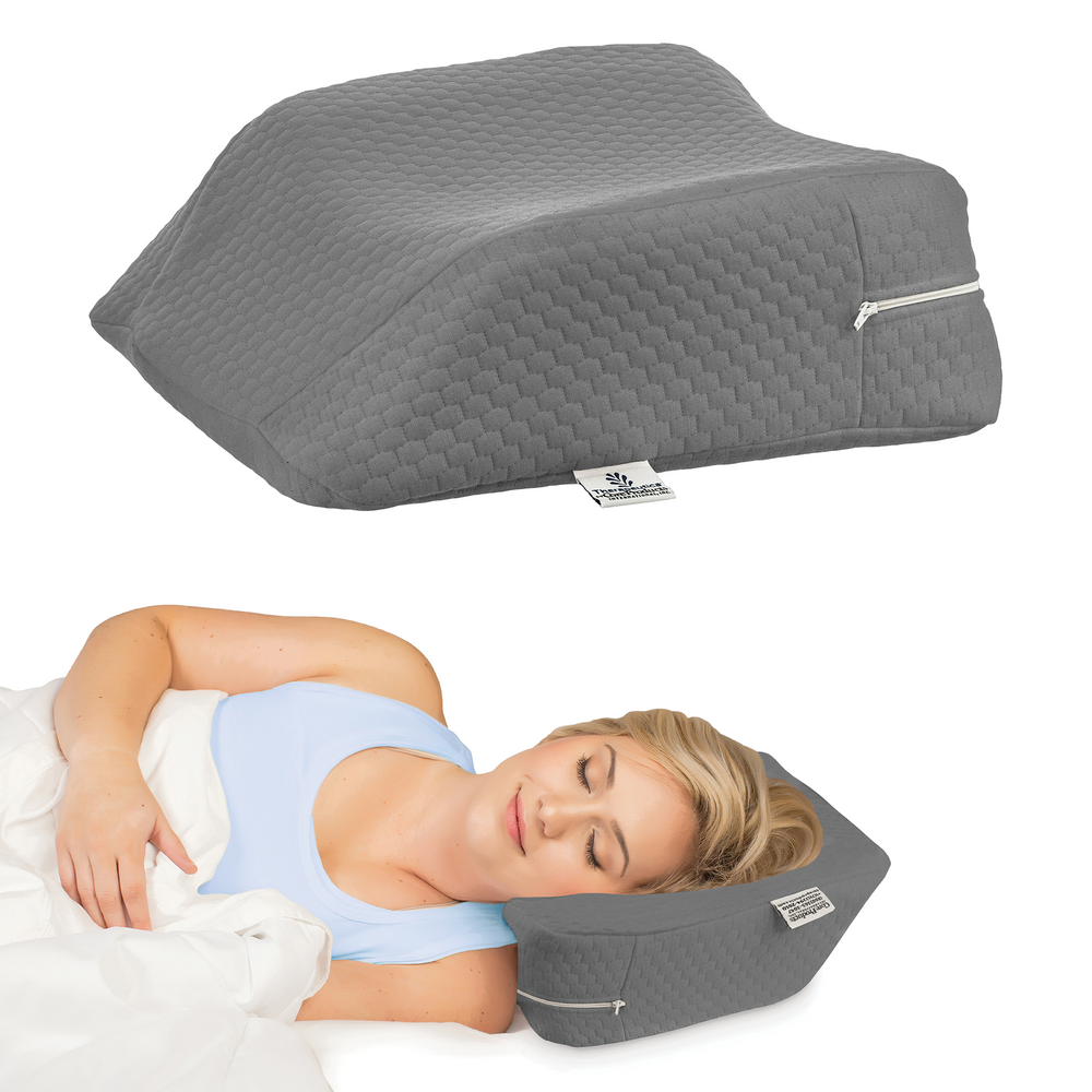 Therapeutica Orthopedic Cervical Travel Pillow | Back & Side Sleepers