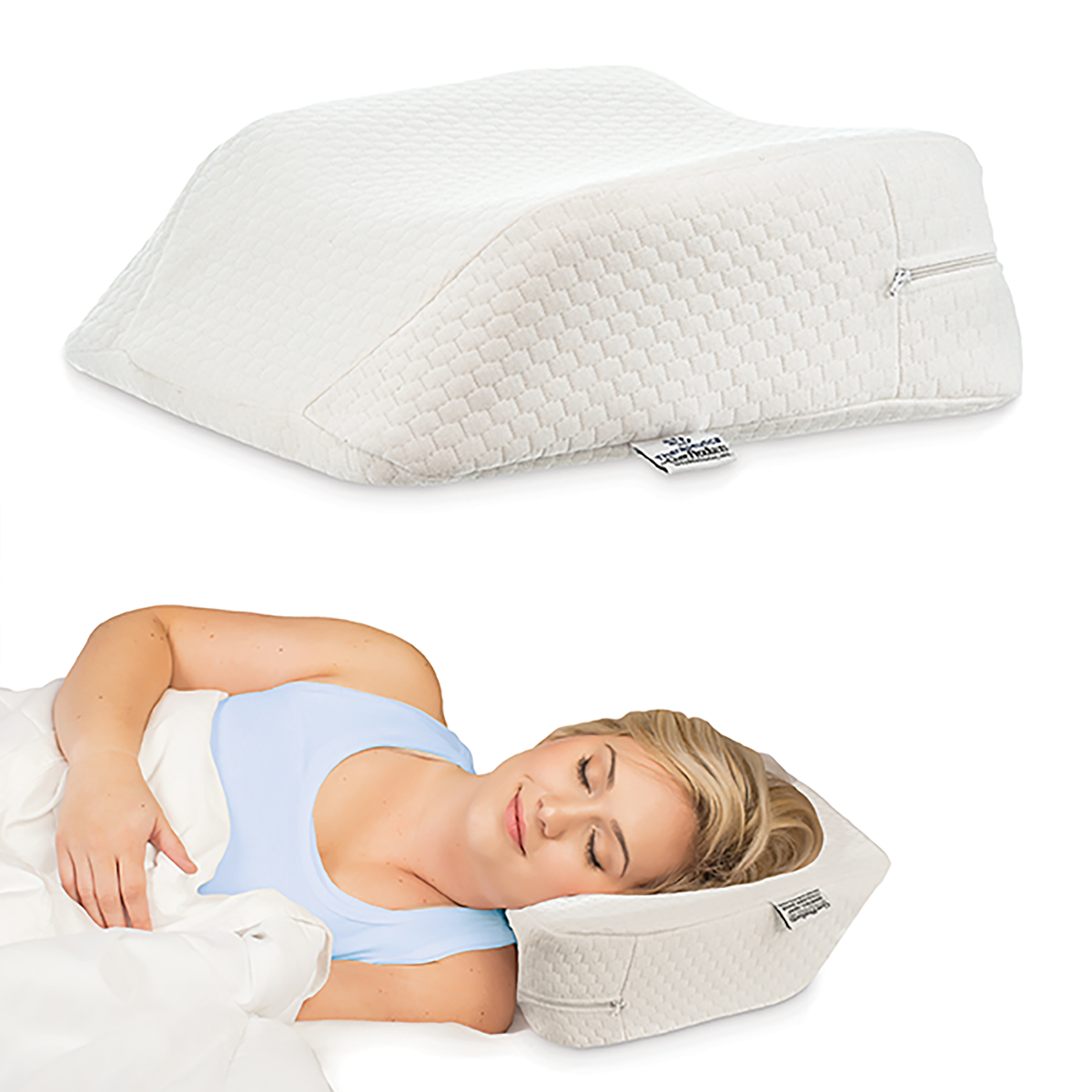 CHxxy Cervical Memory Foam Pillow For Neck Pain - Ergonomic Contour Pillow For Side, Back, Stomach Sleepers