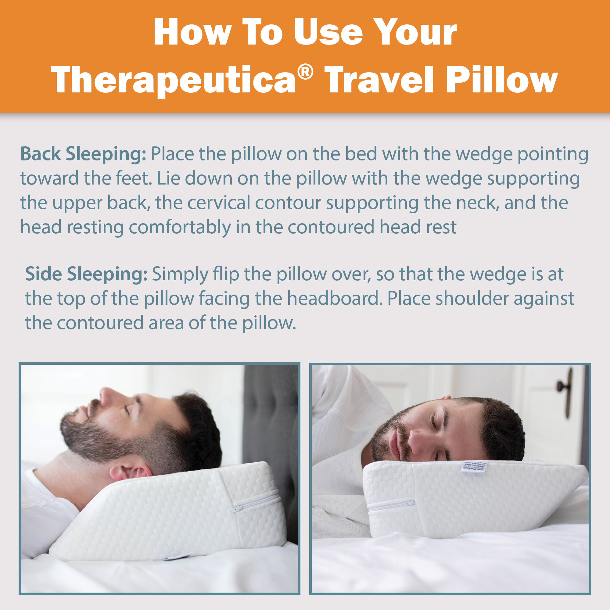 Therapeutica Travel Pillow