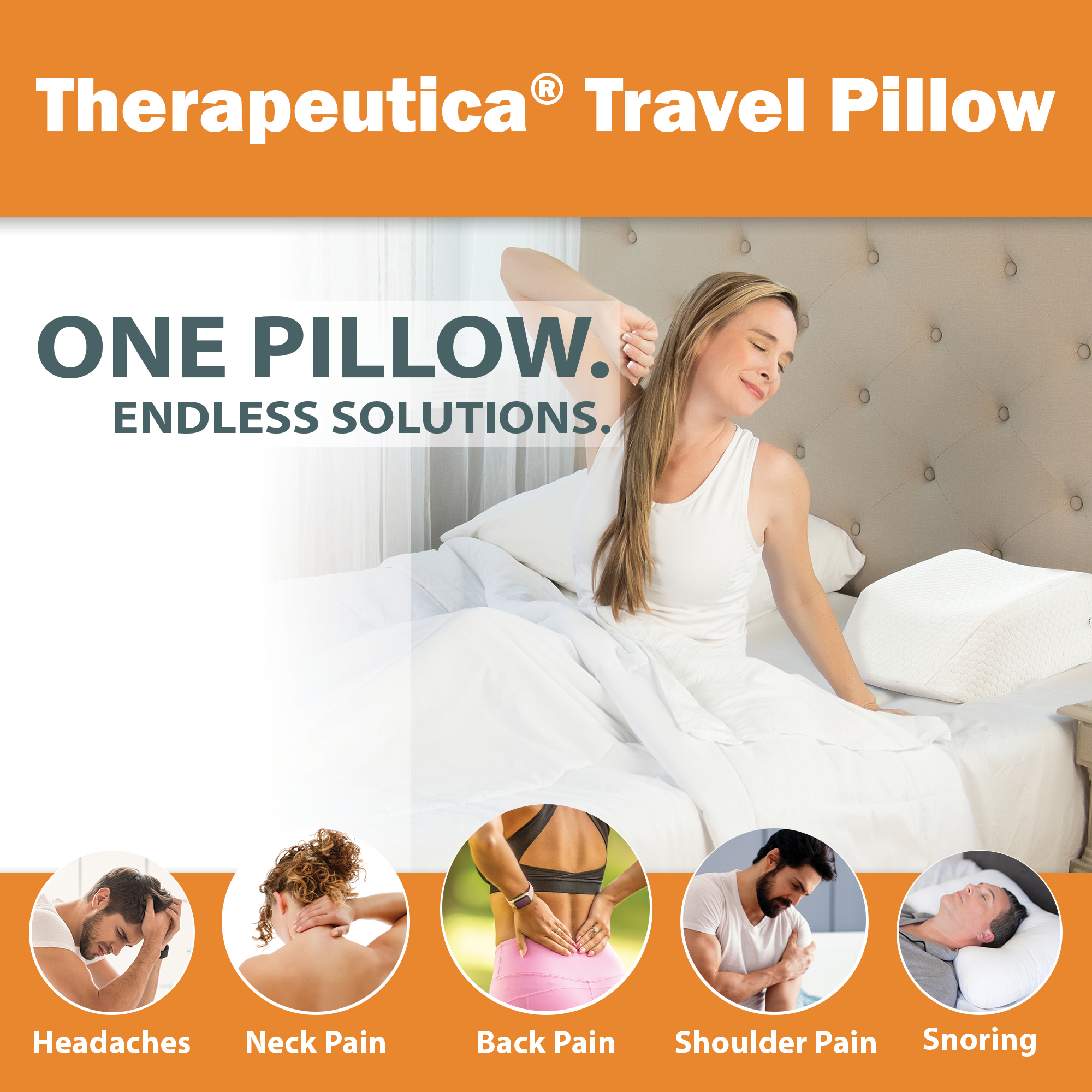 Therapeutica Travel Pillow
