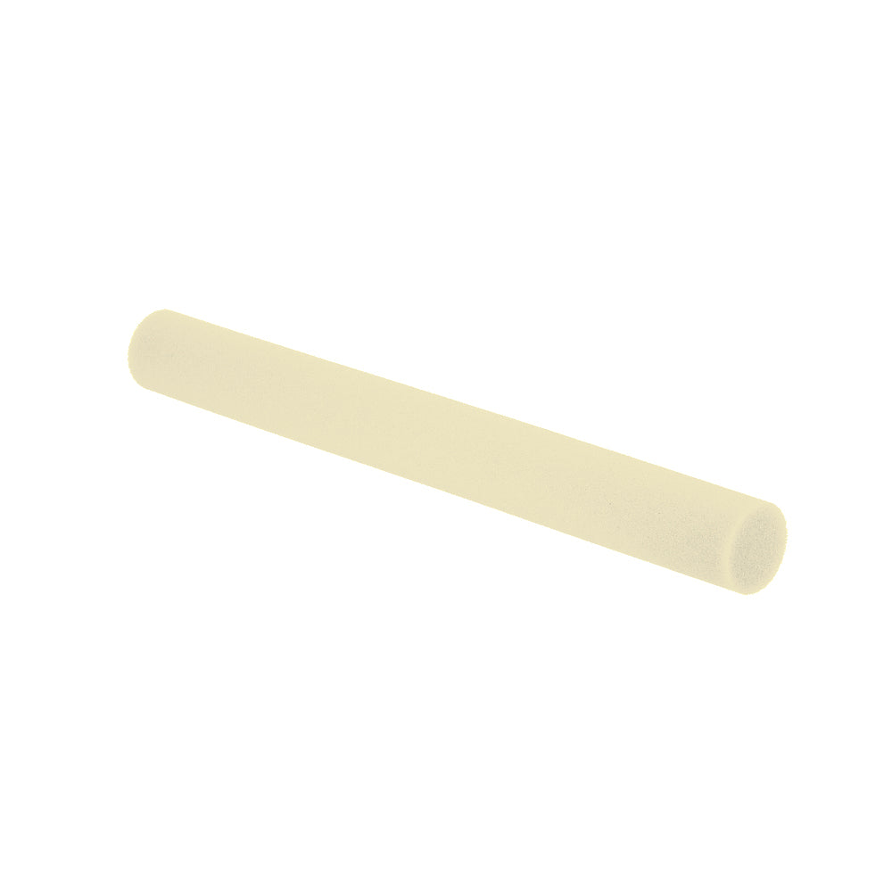 Core Products® Replacement Foam Insert for the Double Core Select® Cervical Pillow in Yellow, X-Firm density. Image shows a single, yellow cylindrical foam core replacement insert on a white background. Foam core only, designed to restore customized neck support and cervical alignment for Double Core Select® pillows.