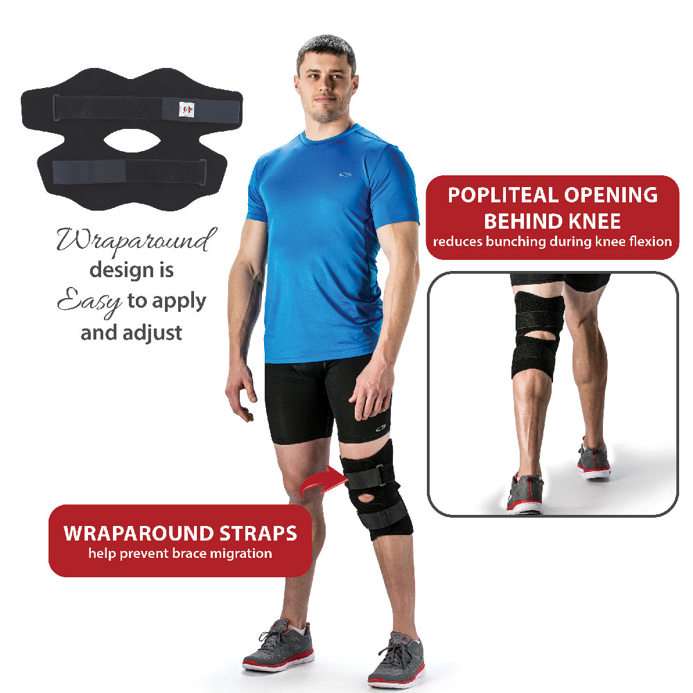 Swede-O Front Close Knee Brace with Hinges