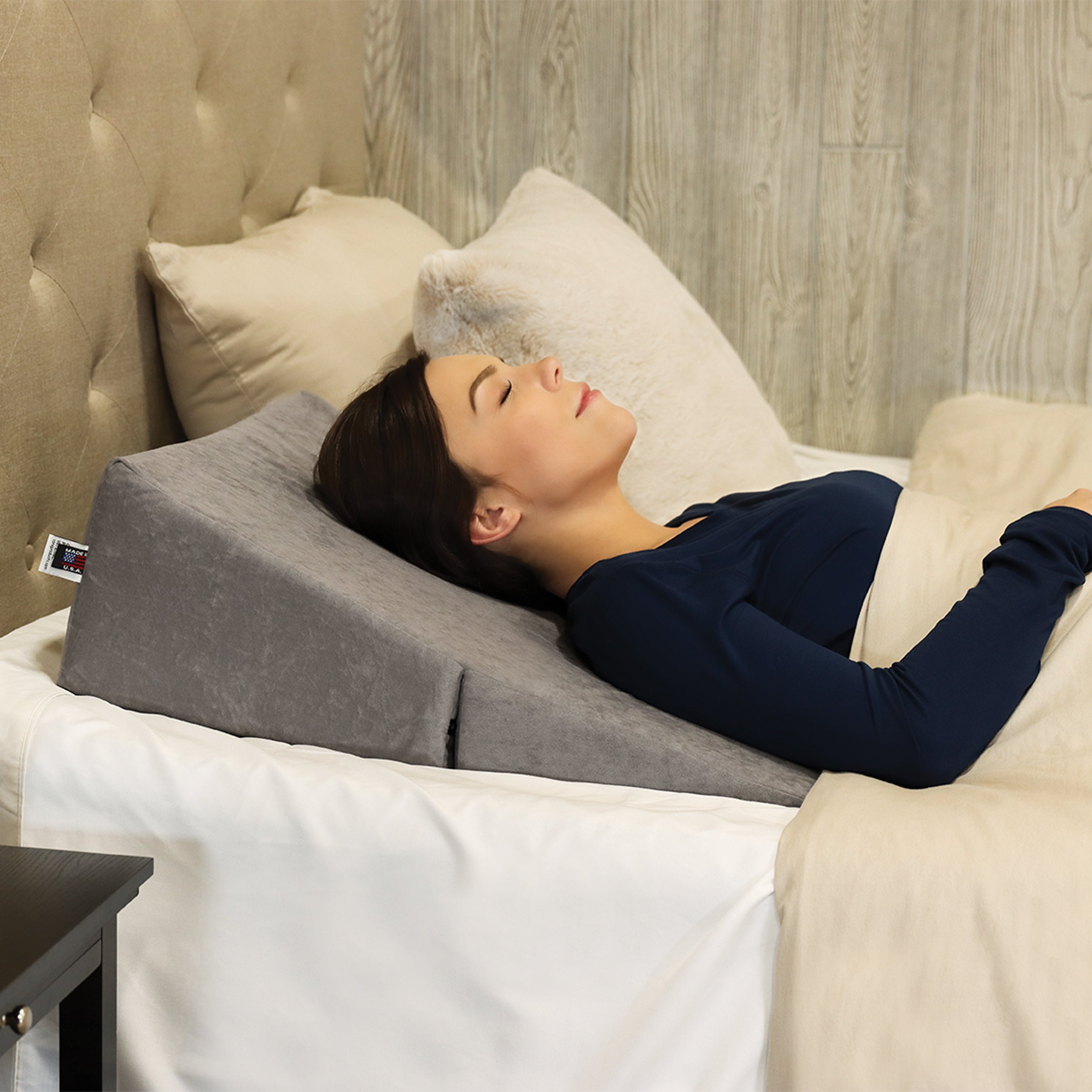 Bed Wedge, Foam Incline Cushion for Acid Reflux