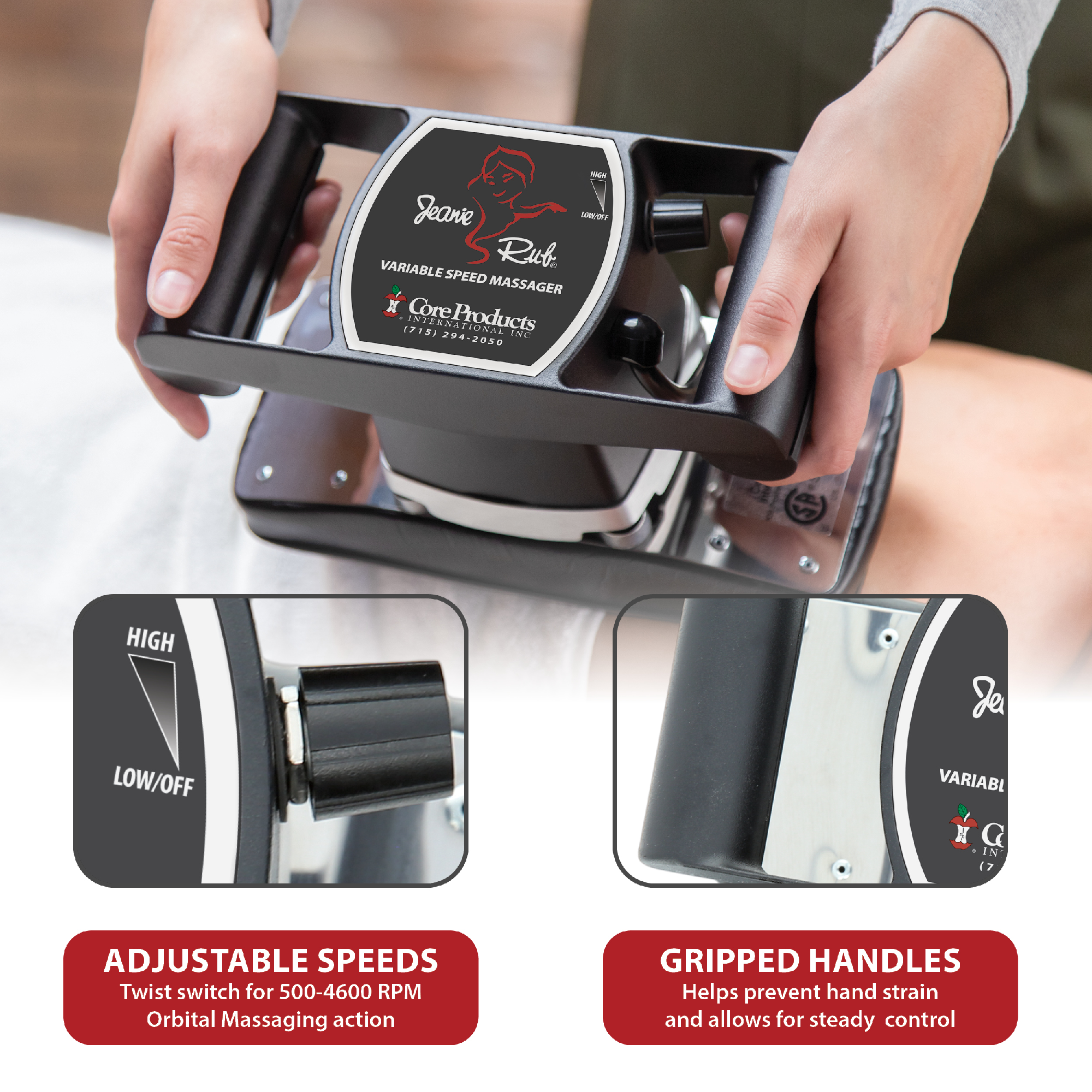 Jeanie Rub Variable Speed Massager