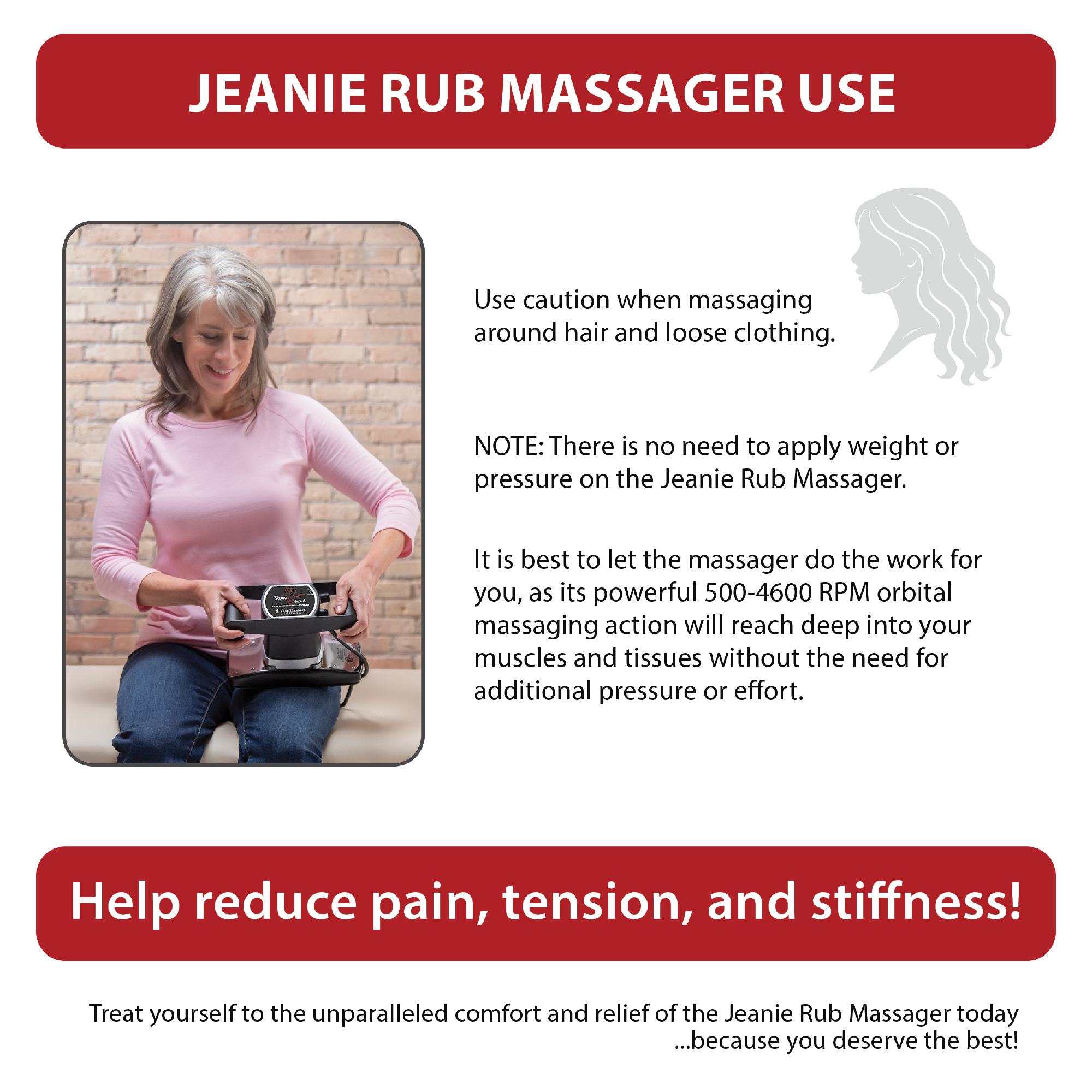 Jeanie Rub Variable Speed Massager