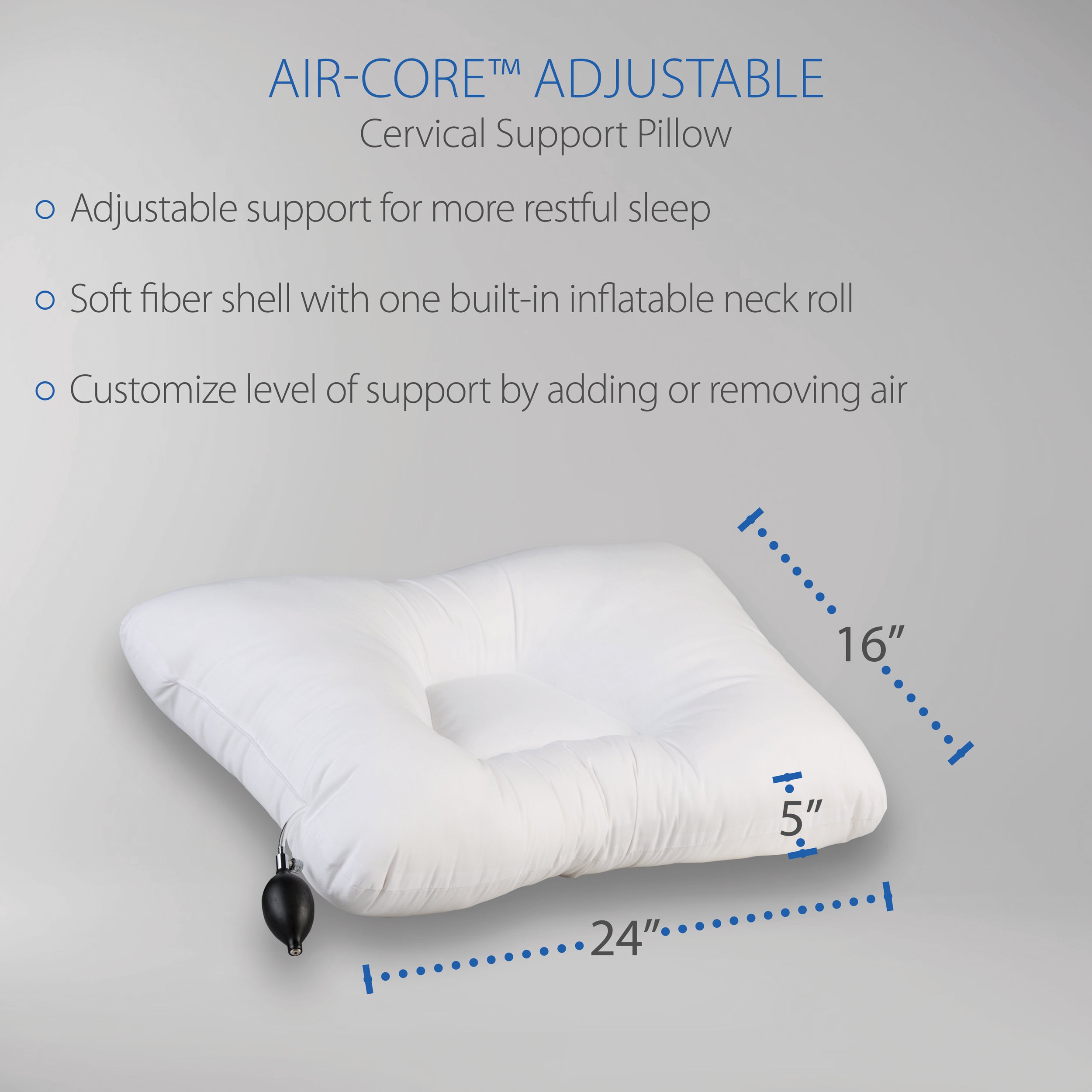 Air-Core Adjustable Tri-Core Pillow (Discontinued)