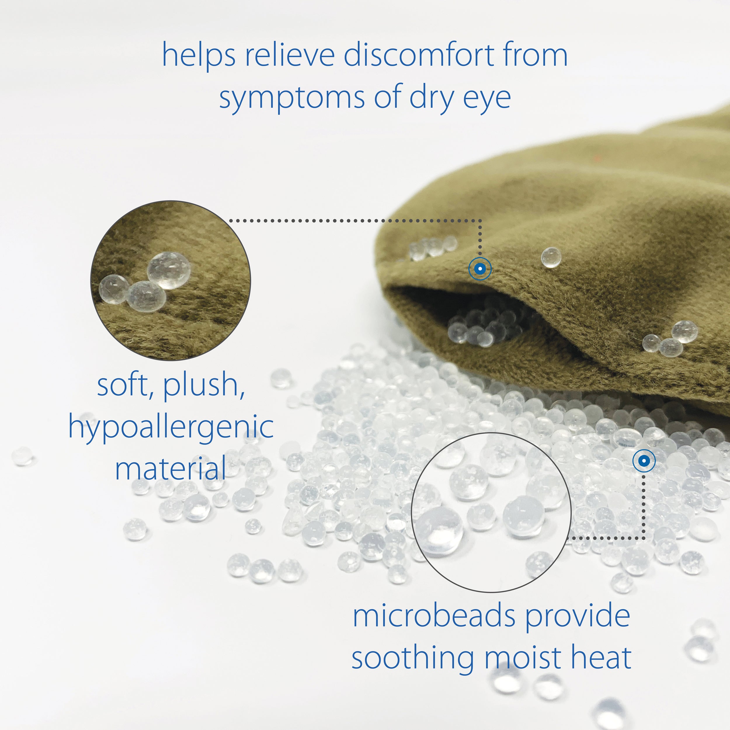 MicroBeads Dry Eye Compress Moist Heat Pack