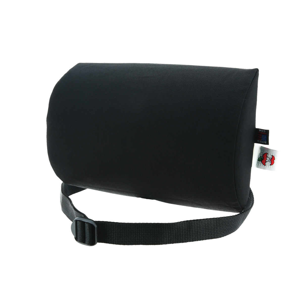 Luniform Lumbar Support Cushion 7 12 H x 11 x 2 34 D Black - Office Depot