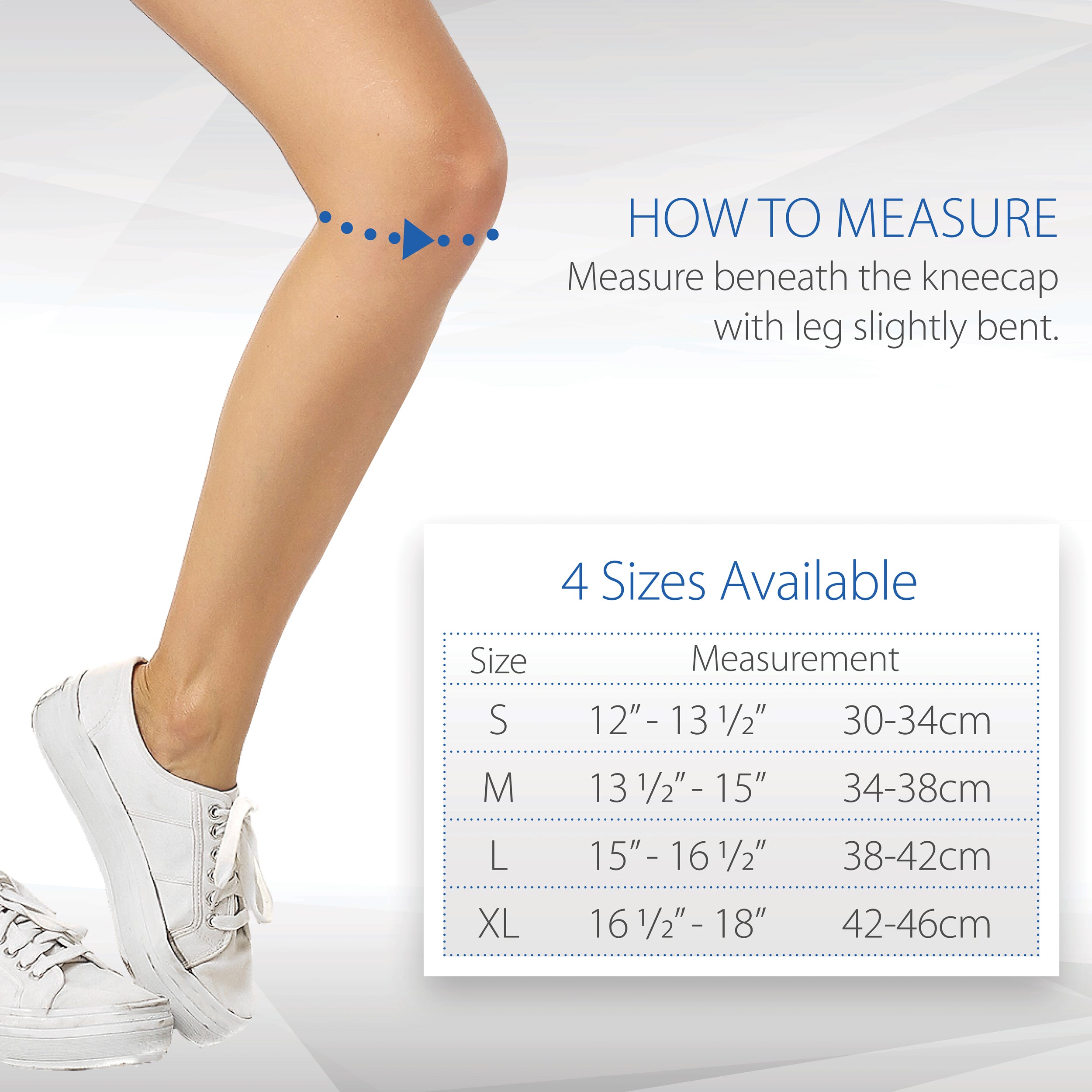Swede-O Elastic Knee Support Sleeve | Gentle Compression Support