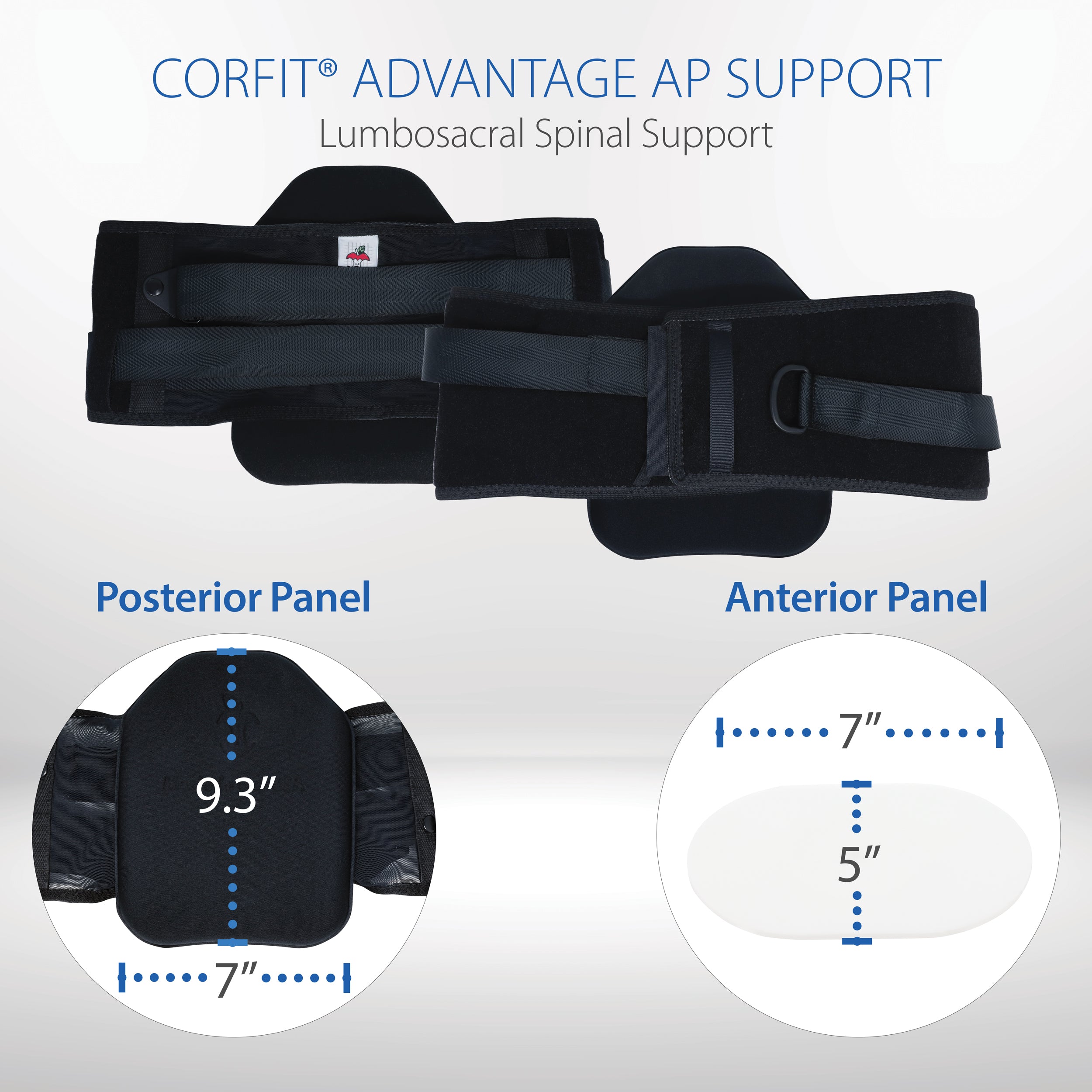 CorFit Advantage AP Lumbosacral Spinal Support | Mild Compression