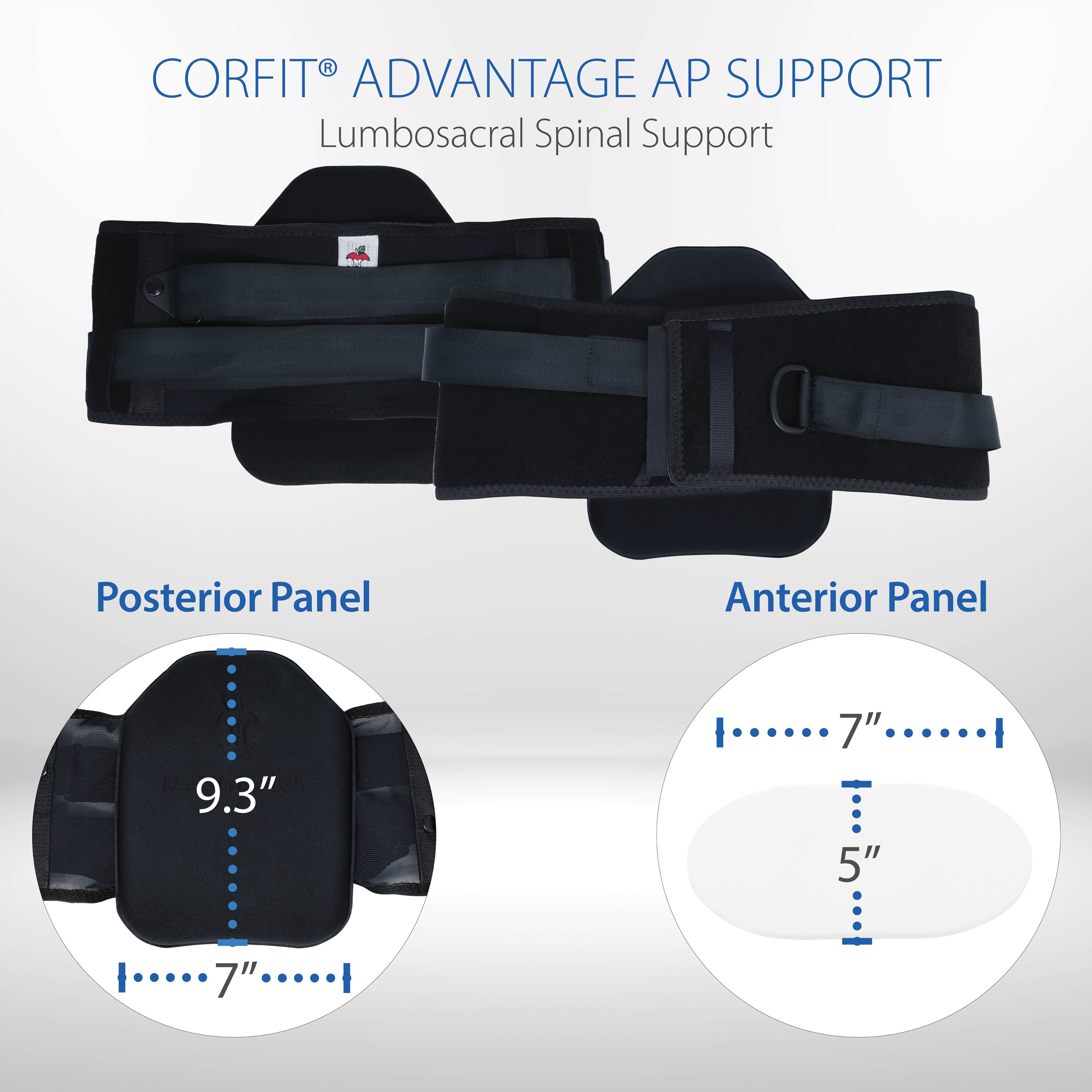 CorFit Advantage AP Lumbosacral Spinal Support