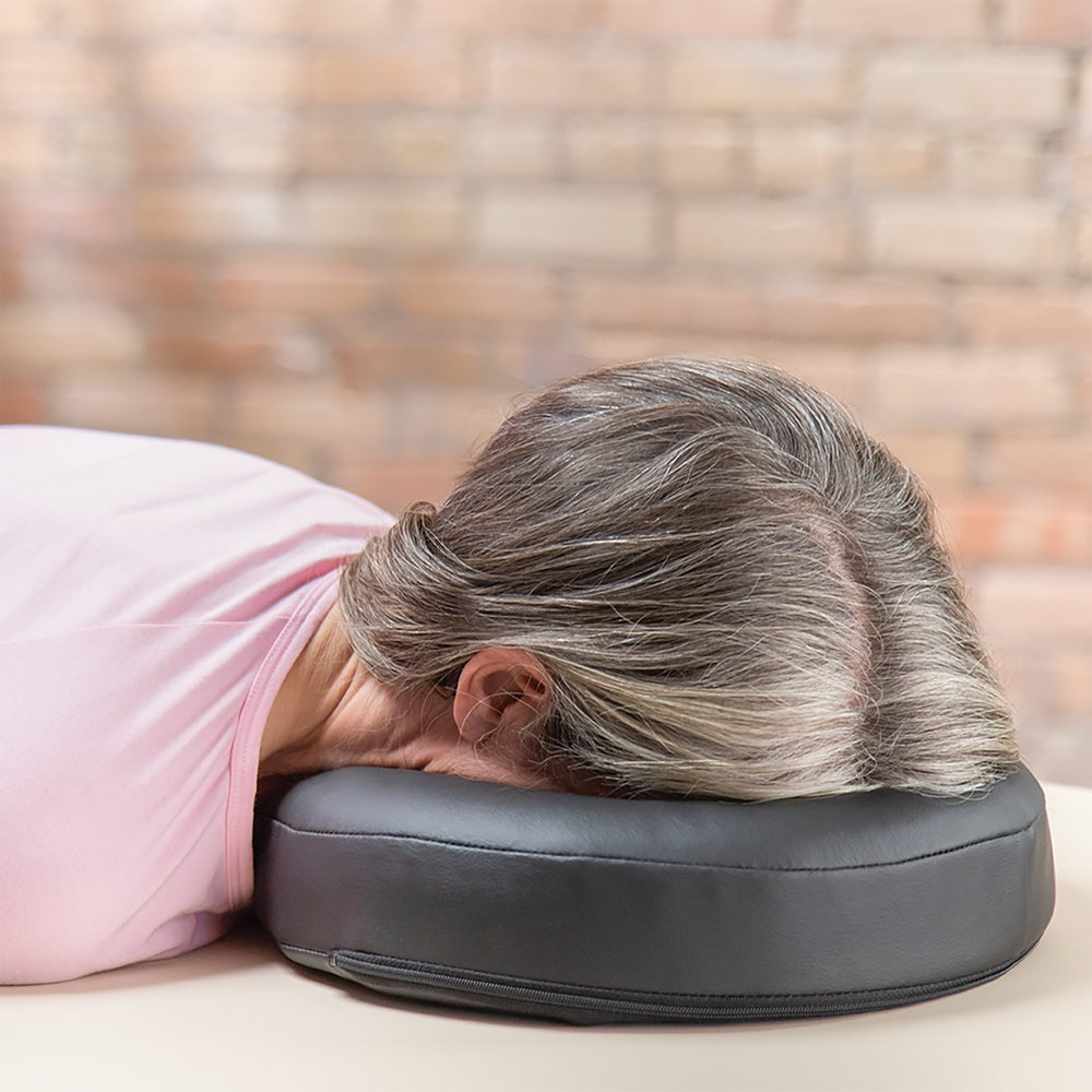Memory Foam Vinyl Face Cradle, Facedown Massage & Postsurgical Support