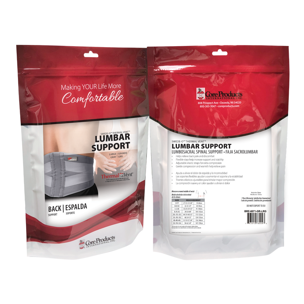 Swede-O Thermal Vent Lumbar Support | Help Relieve Low Back Pain