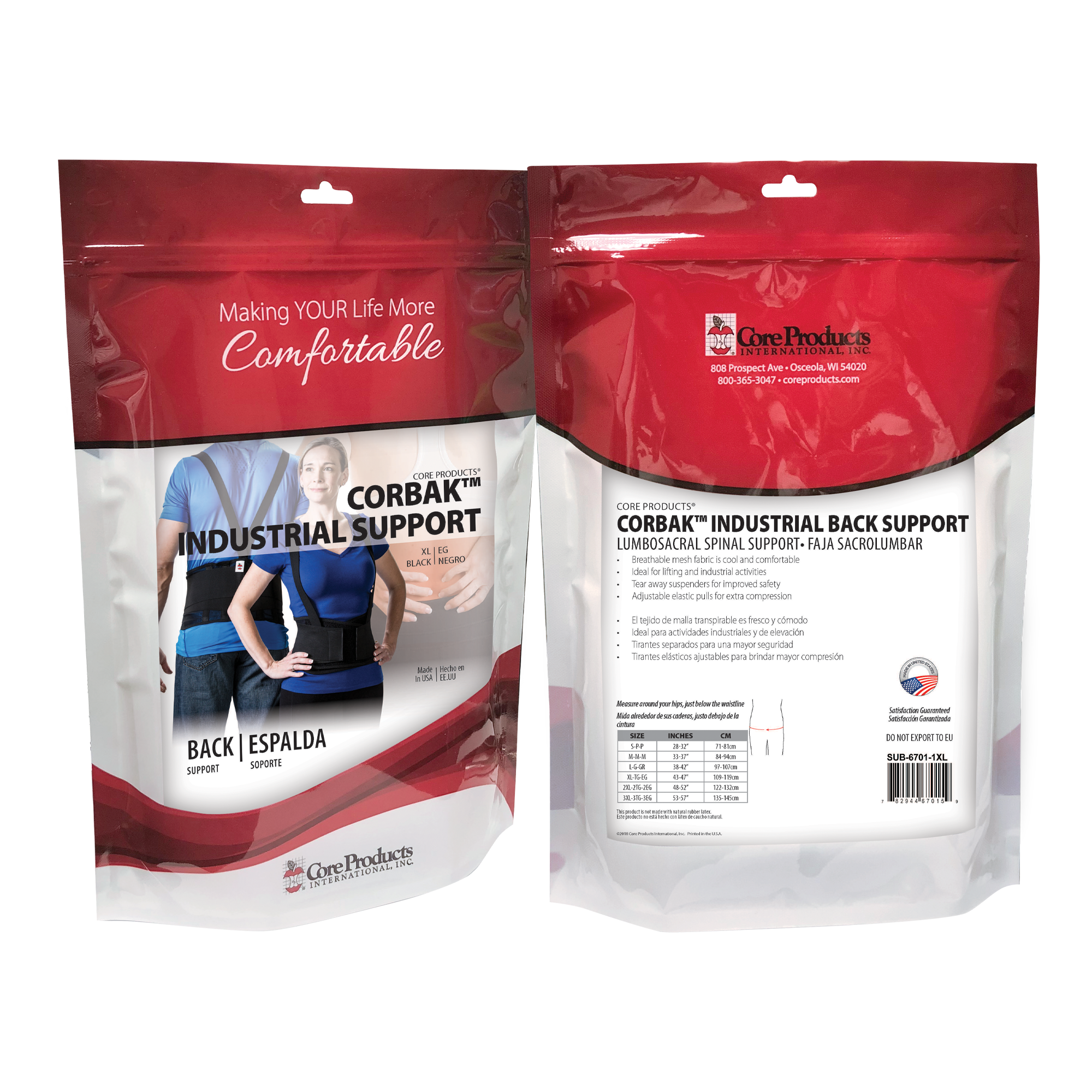 Corbak Industrial Back Support